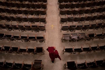 Denfeld graduating senior Ryan Strauduhar walked into the Denfeld auditorium on Wednesday May 13 to walk across the stage for his slice of the graduat