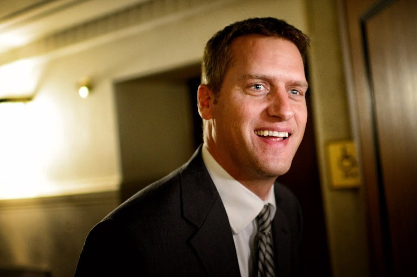 Kurt Daudt emerged from an all-day meeting of GOP legislators as as the new House Speaker-designate.