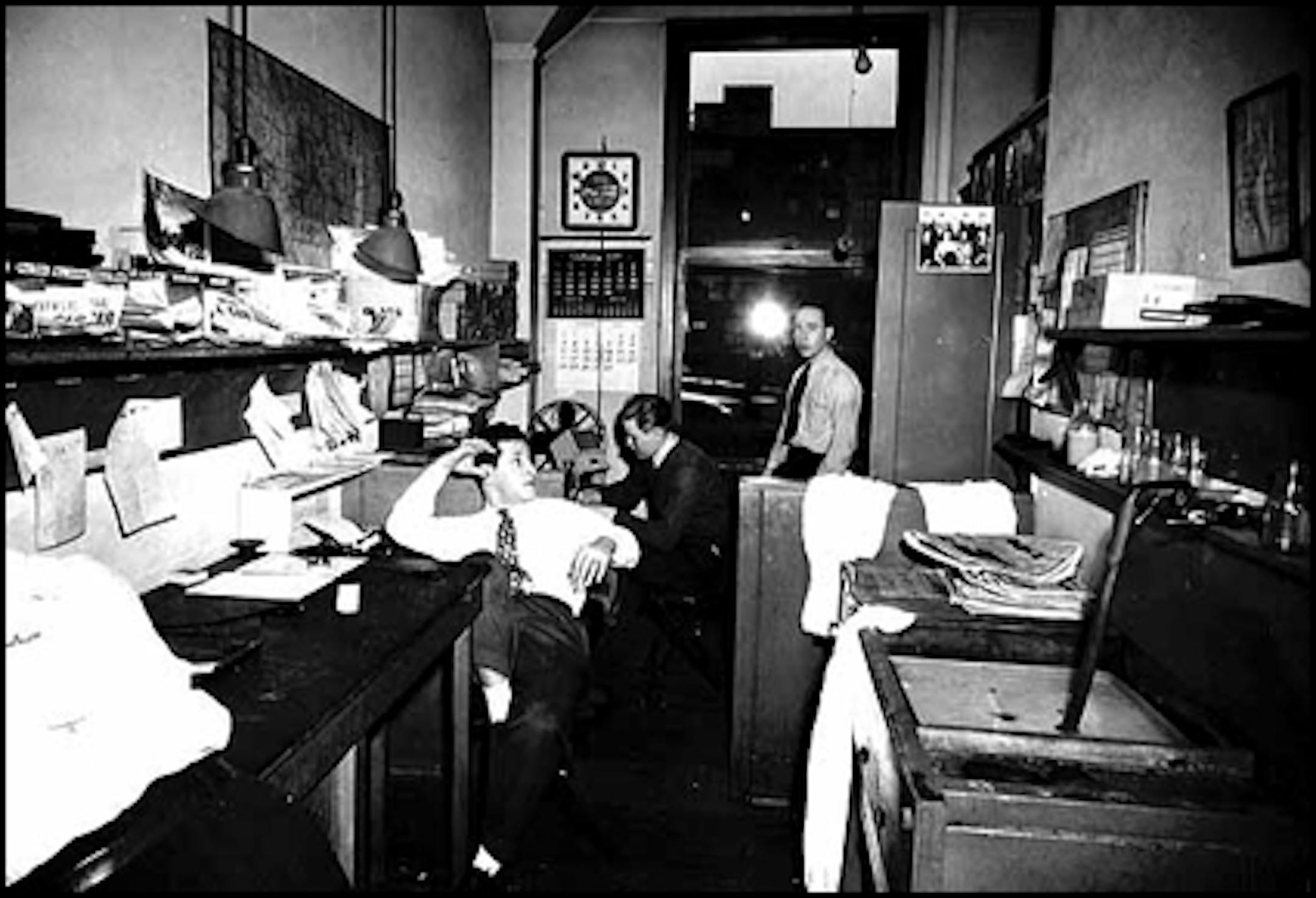 Minneapolis Star photo department, about 1946