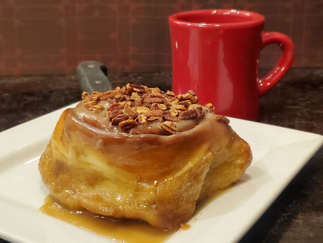 Caramel pecan roll from Hell’s Kitchen