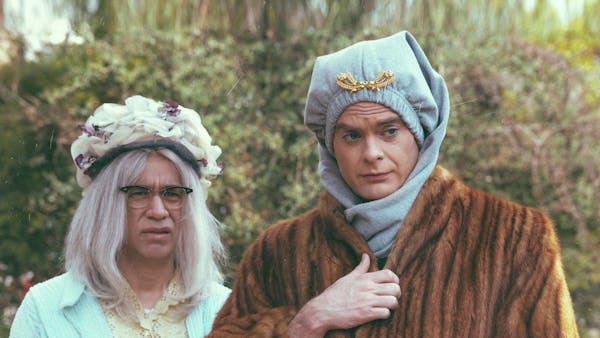 Fred Armisen, left, and Bill Hader in “Documentary Now!”