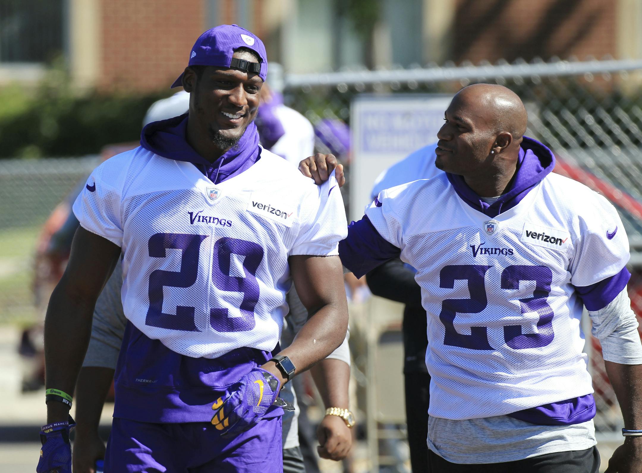 Terence Newman, 39, is accomplishing something even more rare than what 40-year-old Tom Brady is pulling off. Meanwhile, fellow defensive back Xavier Rhodes just hauled in a $12 million signing bonus with his new deal. (Andy Clayton-King/AP)