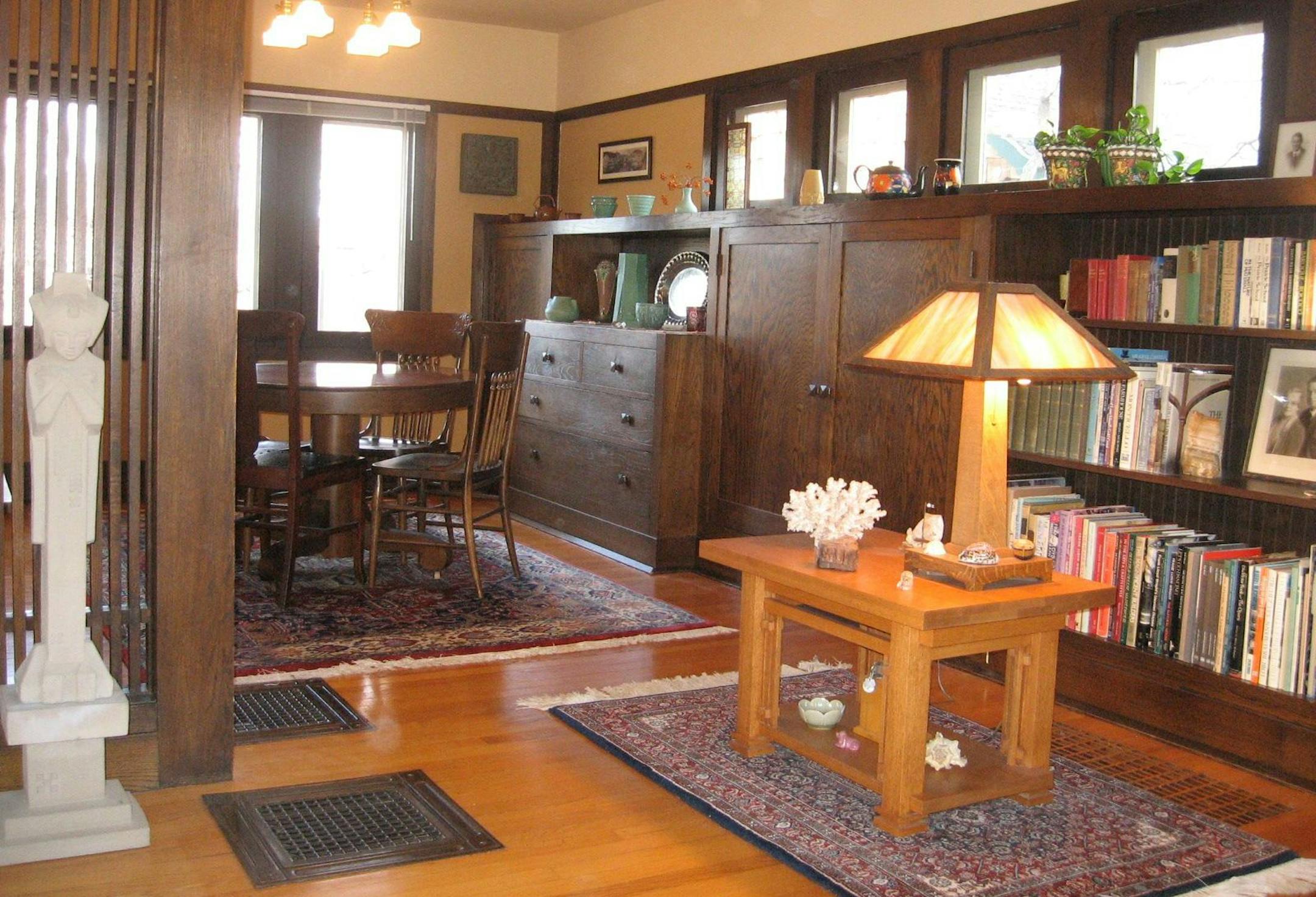 Living room of Charles Bachus house