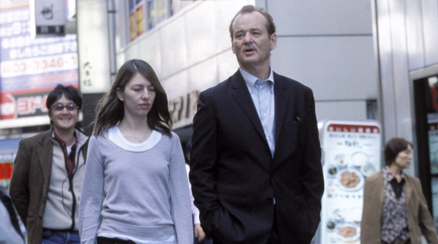 Sofia Coppola and Bill Murray on the set of "Lost in Translation." Focus Features