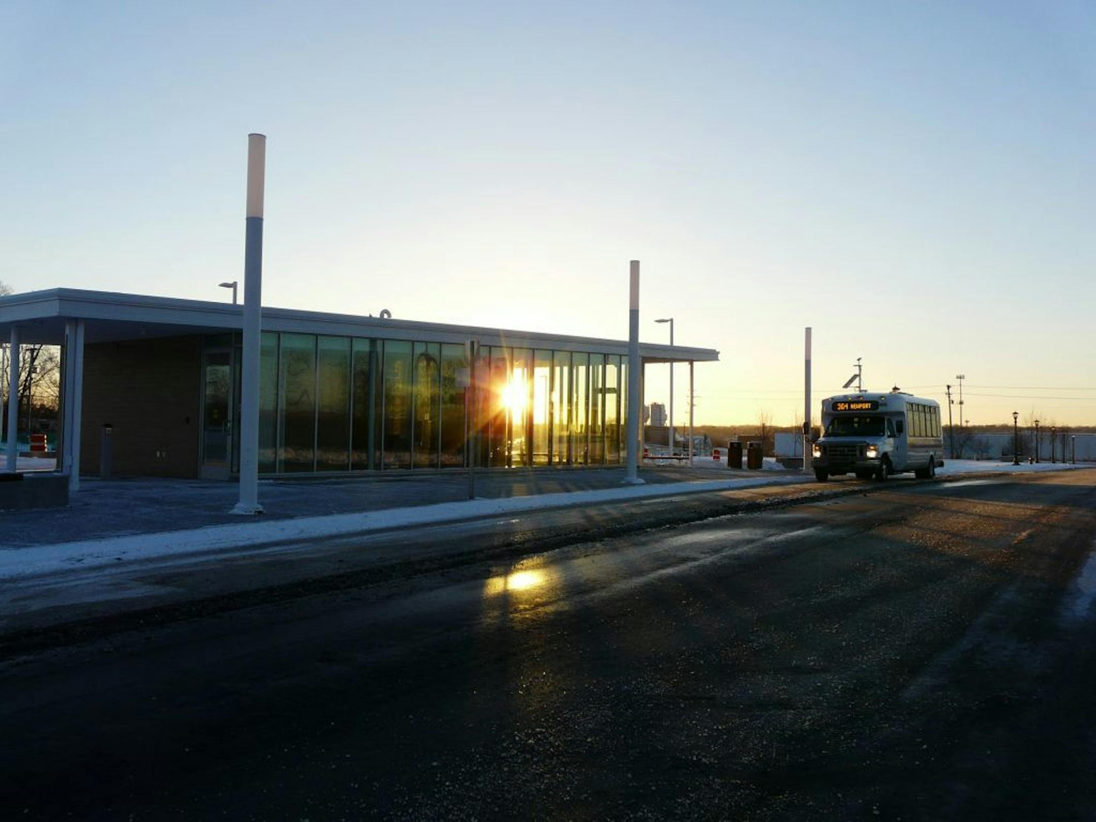 Newport Transit Station. Photo by David Peterson, david.a.peterson@startribune.com