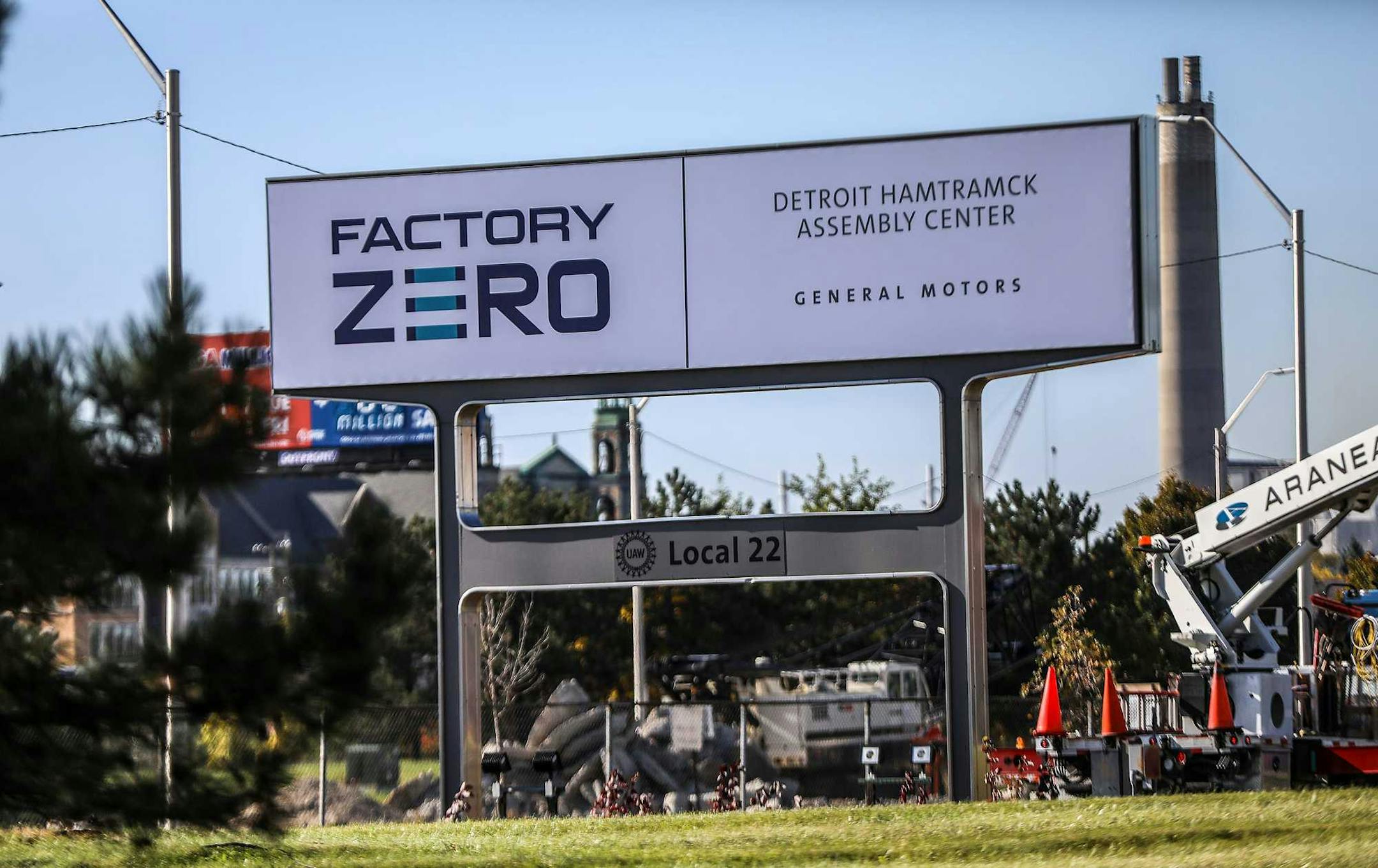 Detroit-Hamtramck Assembly will now be Factory ZERO, serving as the 'launchpad' for GM's multi-brand EV strategy, GM announced the new name on Oct. 16, 2020, at an unveiling at the plant in Detroit. (Kimberly P. Mitchell/Detroit Free Press/TNS)