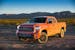 Raised two inches to increase its off-road ground clearance, the 2015 Toyota Tundra TRD Pro Off-Road rolls reasonably well on concrete, too, on 18-inc