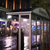 A Metro Transit bus stop along Hennepin Avenue, shown last year.
