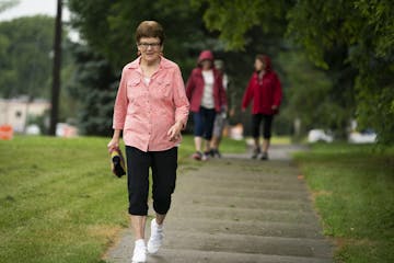 On July 1, 1994, Joan Monson of Golden Valley started a fitness program that involved walking 3 miles a day. She's still at it.