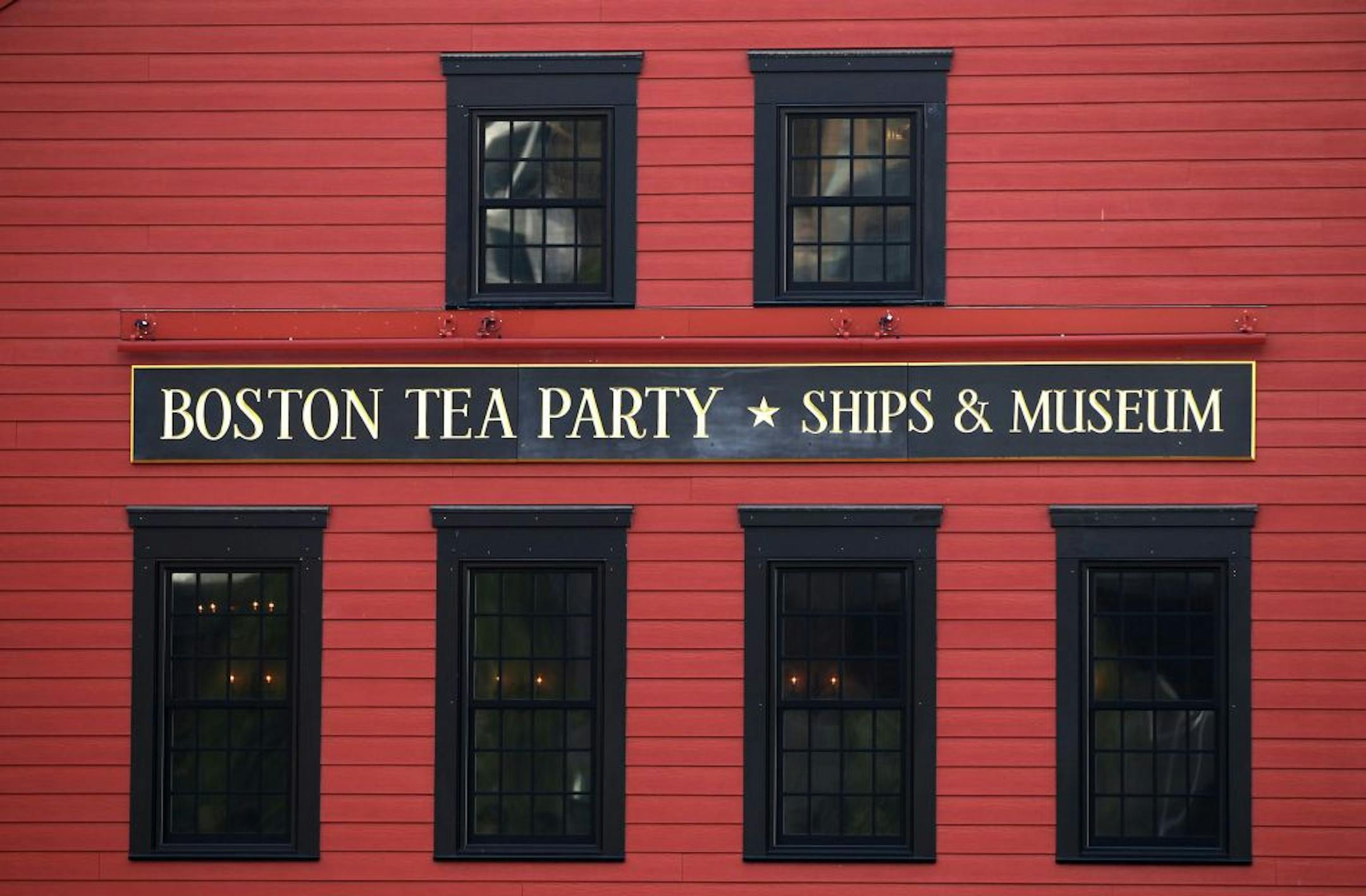 Boston Tea Party Ships and Museum on Congress Street in Boston.