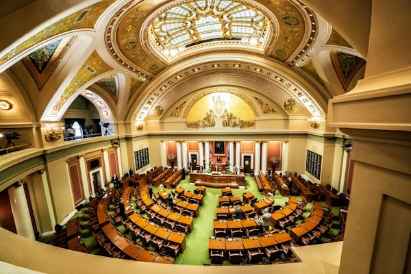 At the start of Friday's special session, House Speaker Melissa Hortman, DFL-Brooklyn Park, called for members to stand in silence and bow their heads