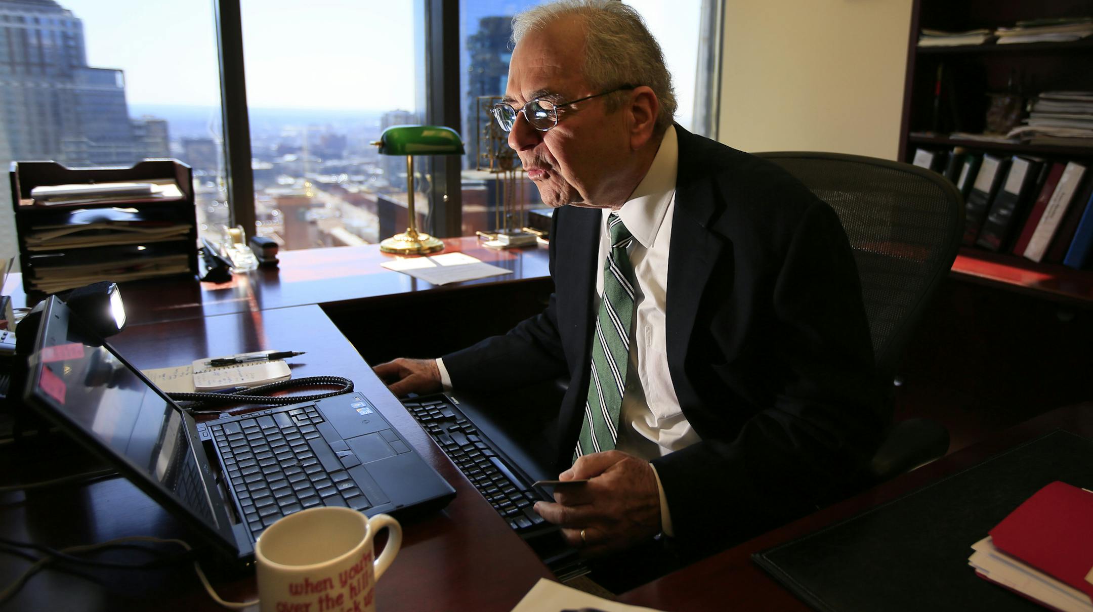 Herb Schechter, 75, a former accountant, went to work at Minneapolis Portfolio Management Group after a brief retirement from his firm. “I really had no desire to play golf every day,” he said.