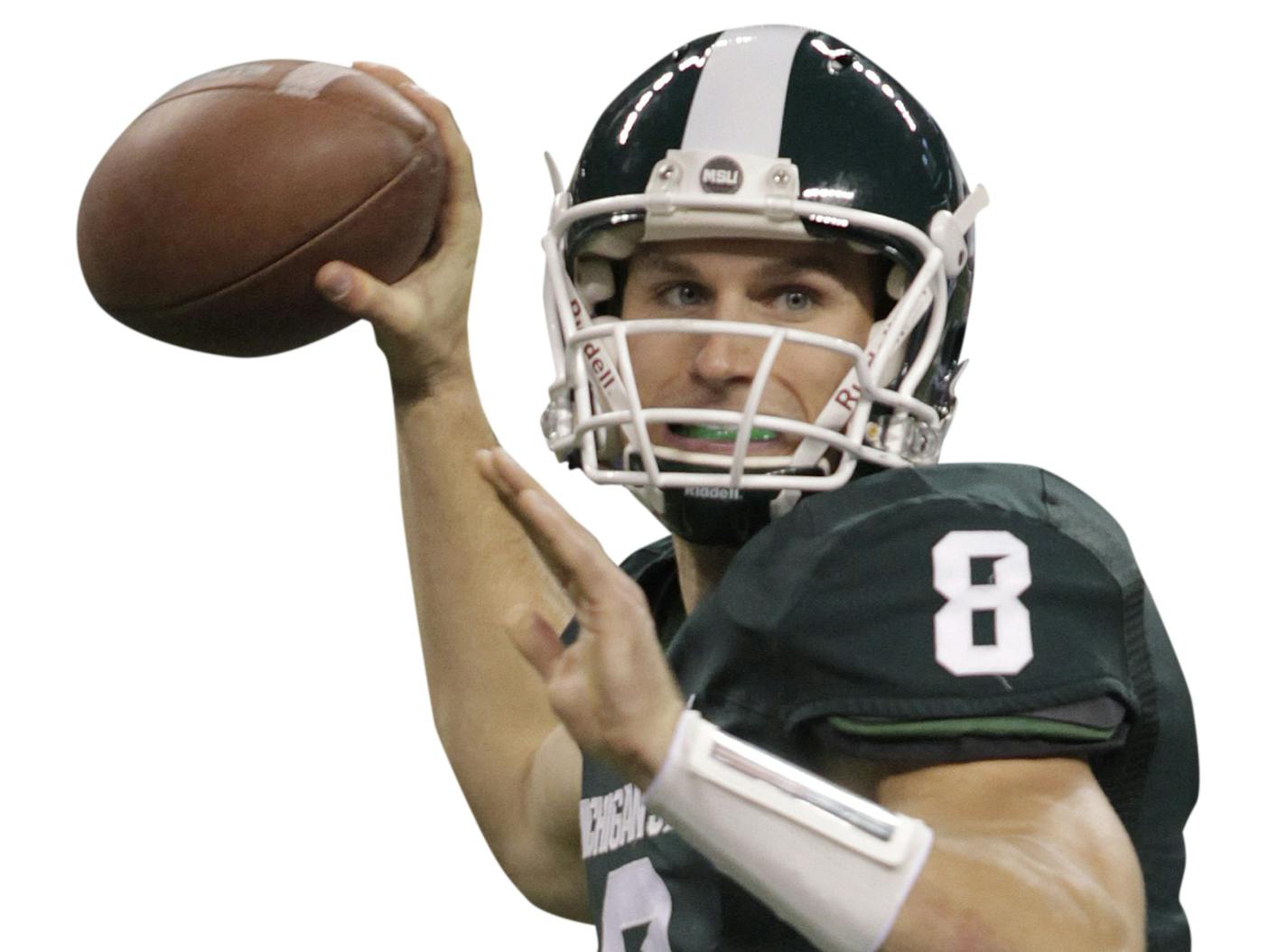 Kirk Cousins, at college with Michigan State.