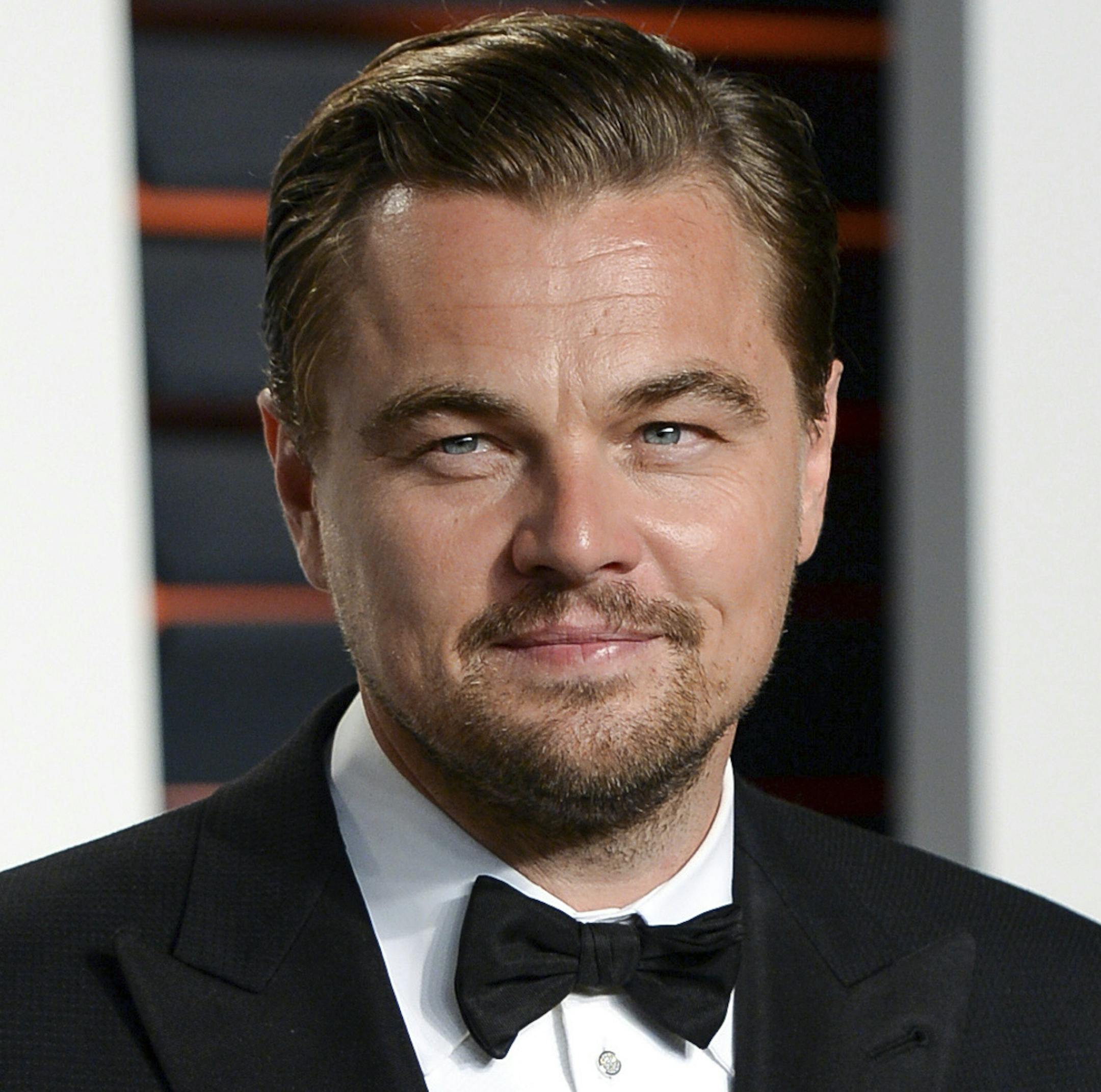 FILE - In this Feb. 28, 2016 file photo, actor Leonardo DiCaprio arrives at the Vanity Fair Fair Oscar Party in Beverly Hills, Calif. The Leonardo DiCaprio Foundation has donated $1 million to the newly established United Way Harvey Recovery Fund which will go toward relief and recovery for several years. United Way Worldwide said Wednesday, Aug. 30, 2017, that the national fund will distribute 100 percent of donations to recovery efforts for those affected by Hurricane Harvey. (Photo by Evan Ag