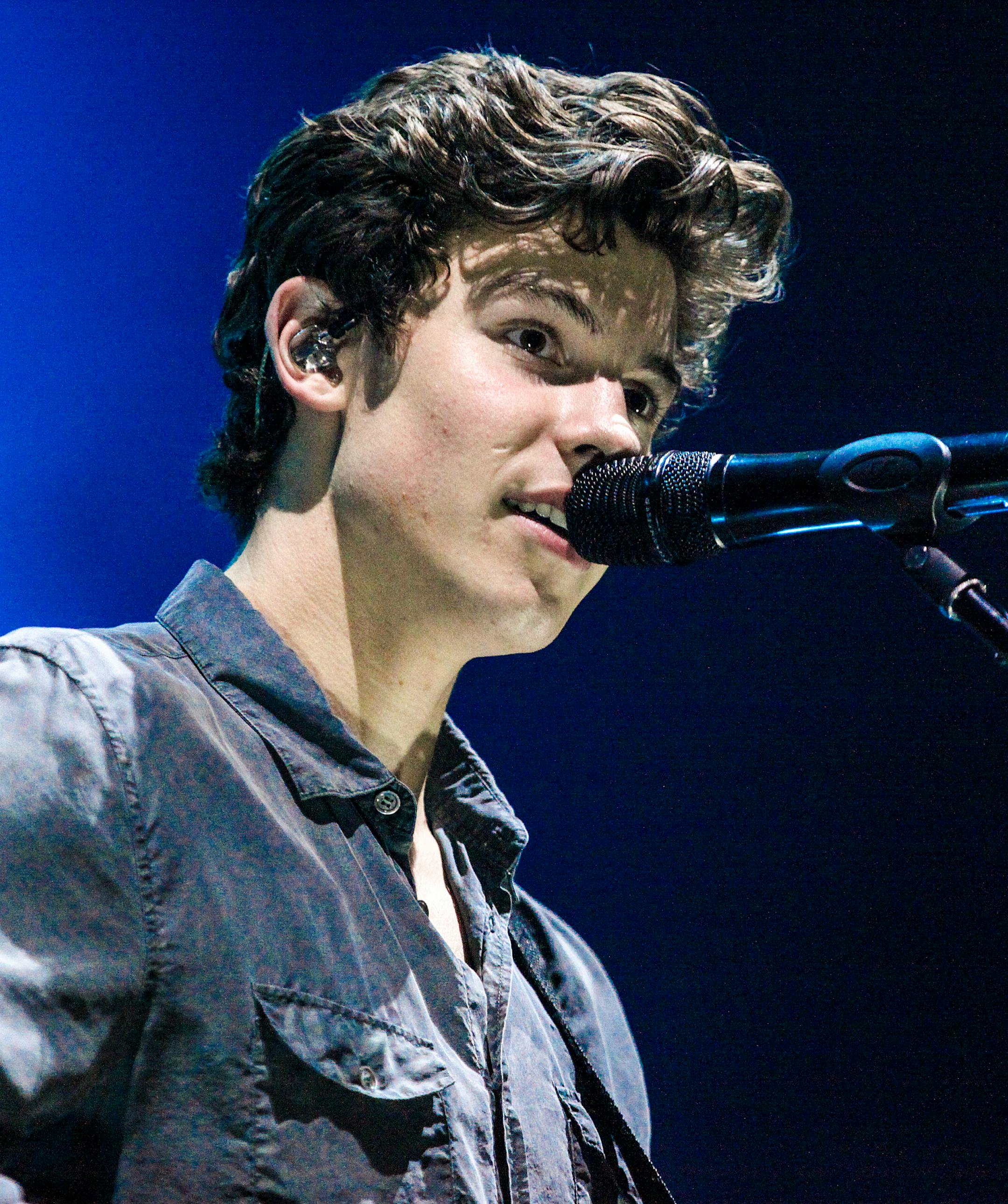 Shawn Mendes played at Xcel Energy Center in St. Paul on Sunday night. ] XAVIER WANG • xavier.wtian@gmail.com Shawn Mendes, Canadian singer, played at Xcel Energy Center in St. Paul during his Illuminate world tour Sunday August 6, 2017.