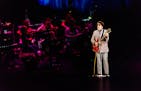 A hologram of Roy Orbison performed "live" in Los Angeles with a band of backup musicians.