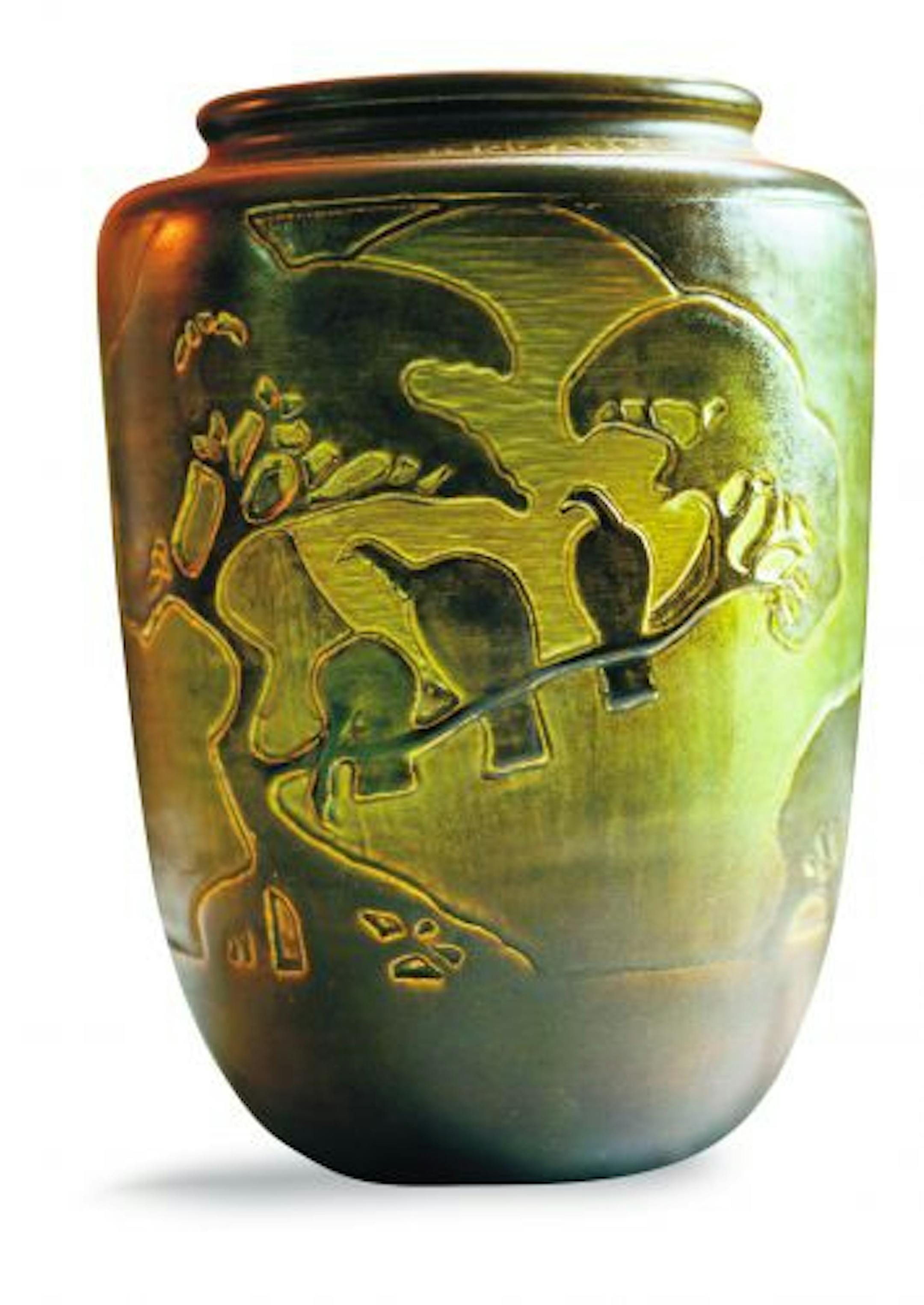 The Landeen "turkey" vase has been just another object around the house for years. Now it's getting more attention.