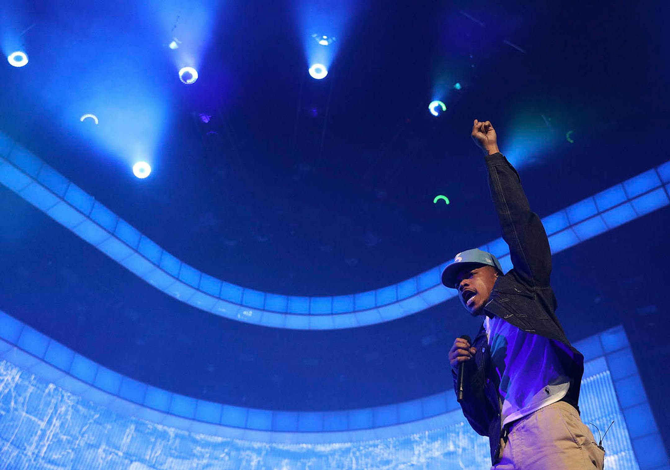 Chance the Rapper performed Friday at the Xcel Center.