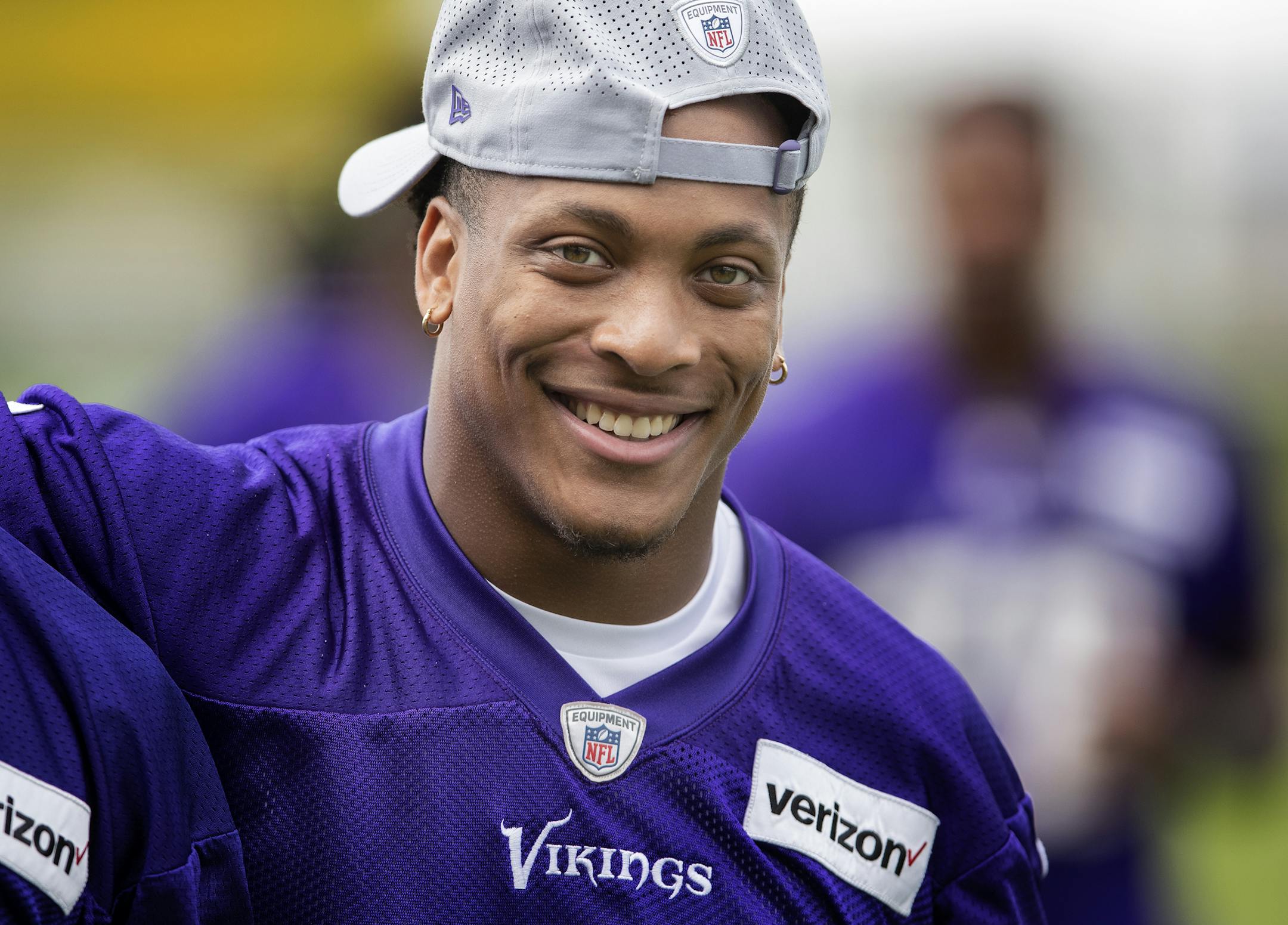 Minnesota Vikings rookie cornerback Mike Hughes (21). ] CARLOS GONZALEZ ï cgonzalez@startribune.com ñ July 25, 2018, Eagan, MN, Twin Cities Orthopedics Performance Center, Minnesota Vikings Training Camp, Rookies and Quarterbacks