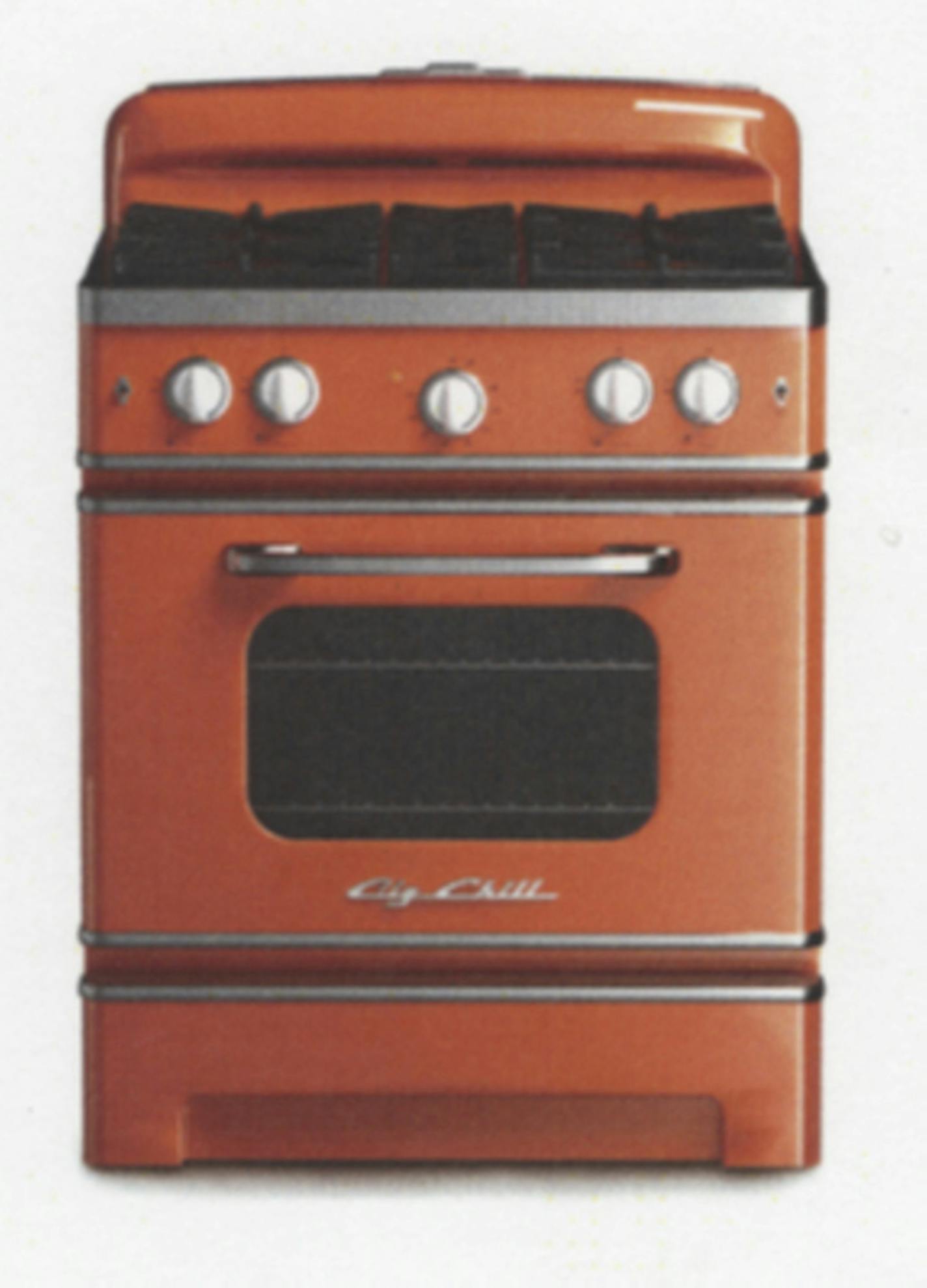 Appliance color can tell the history of the kitchen.