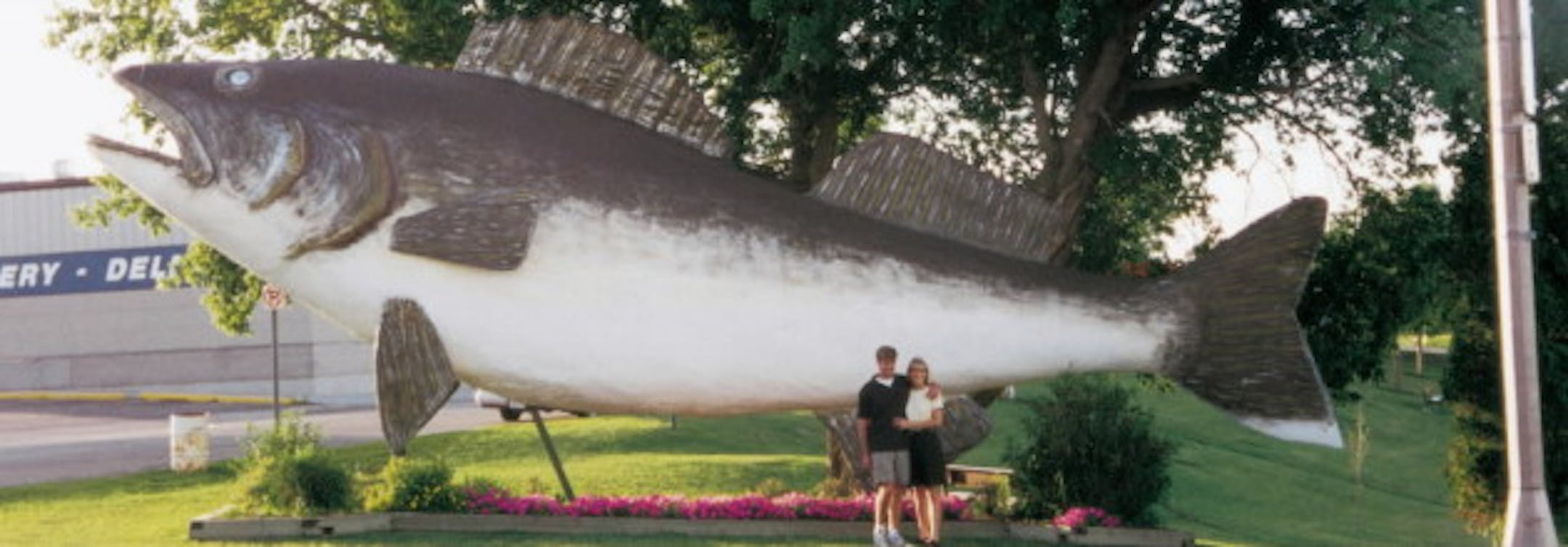 (Pictured: Willie the Walleye in Baudette, MN)