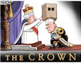 Sack cartoon: A ceremony for Prince Andrew