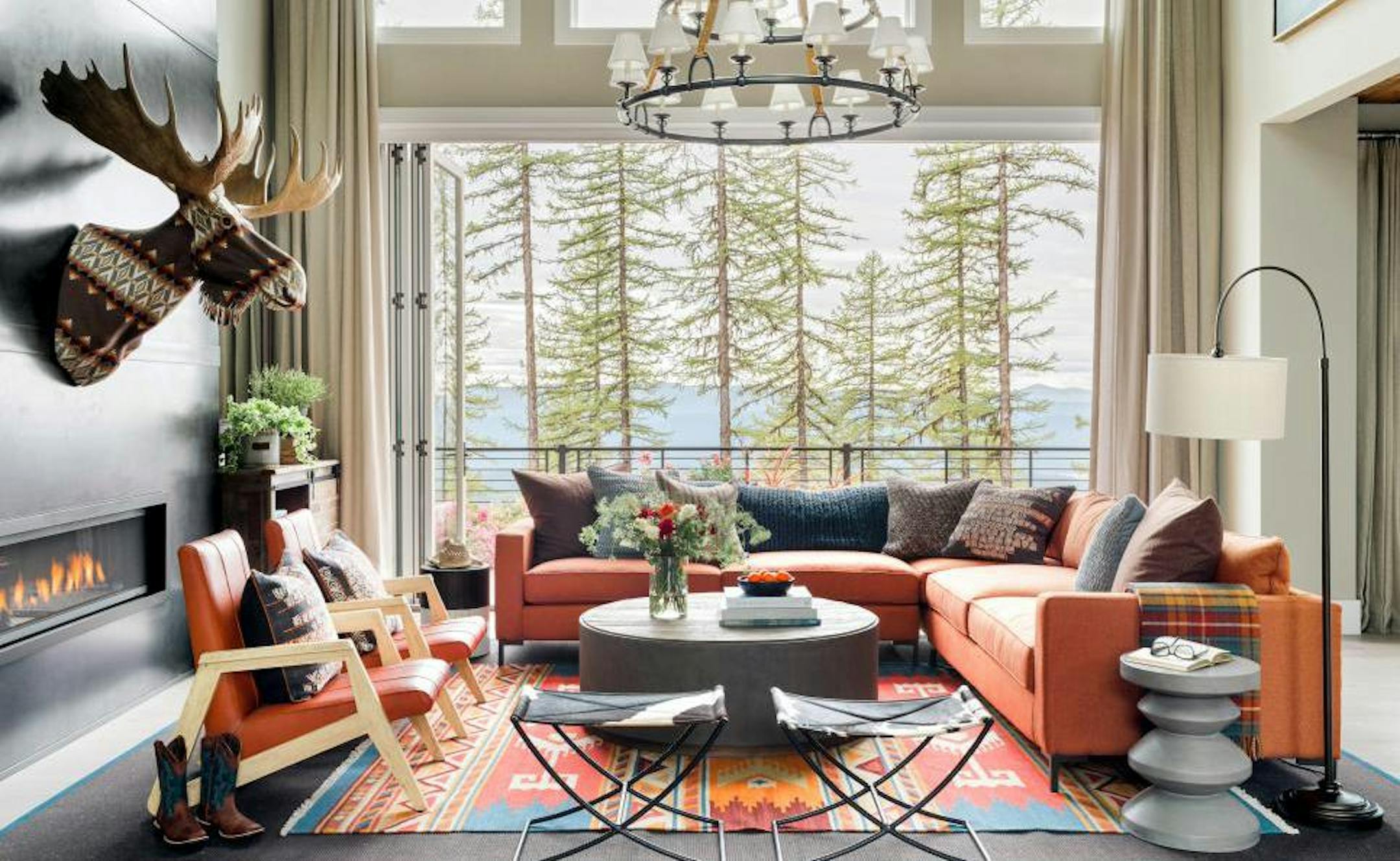 Modern mountain retreat in Montana is this year's HGTV Dream Home Giveaway. Credit Robert Peterson, Rustic White Photography