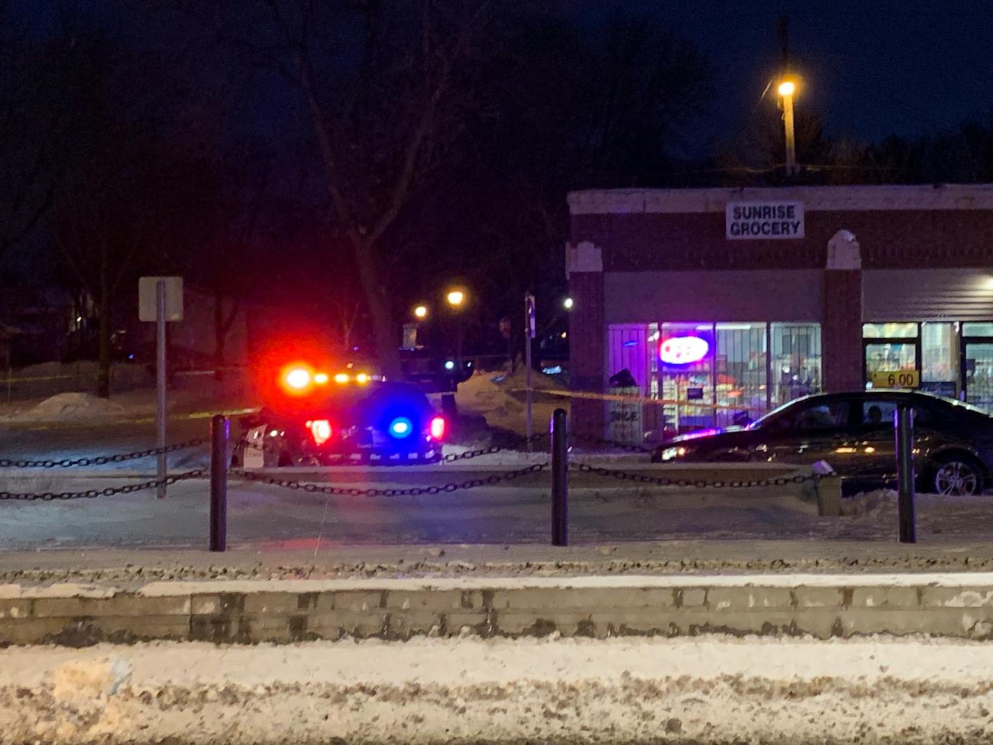 A man was shot and killed Tuesday near the intersection of University Avenue and Arundel Street outside a small convenience store along the Green Line.