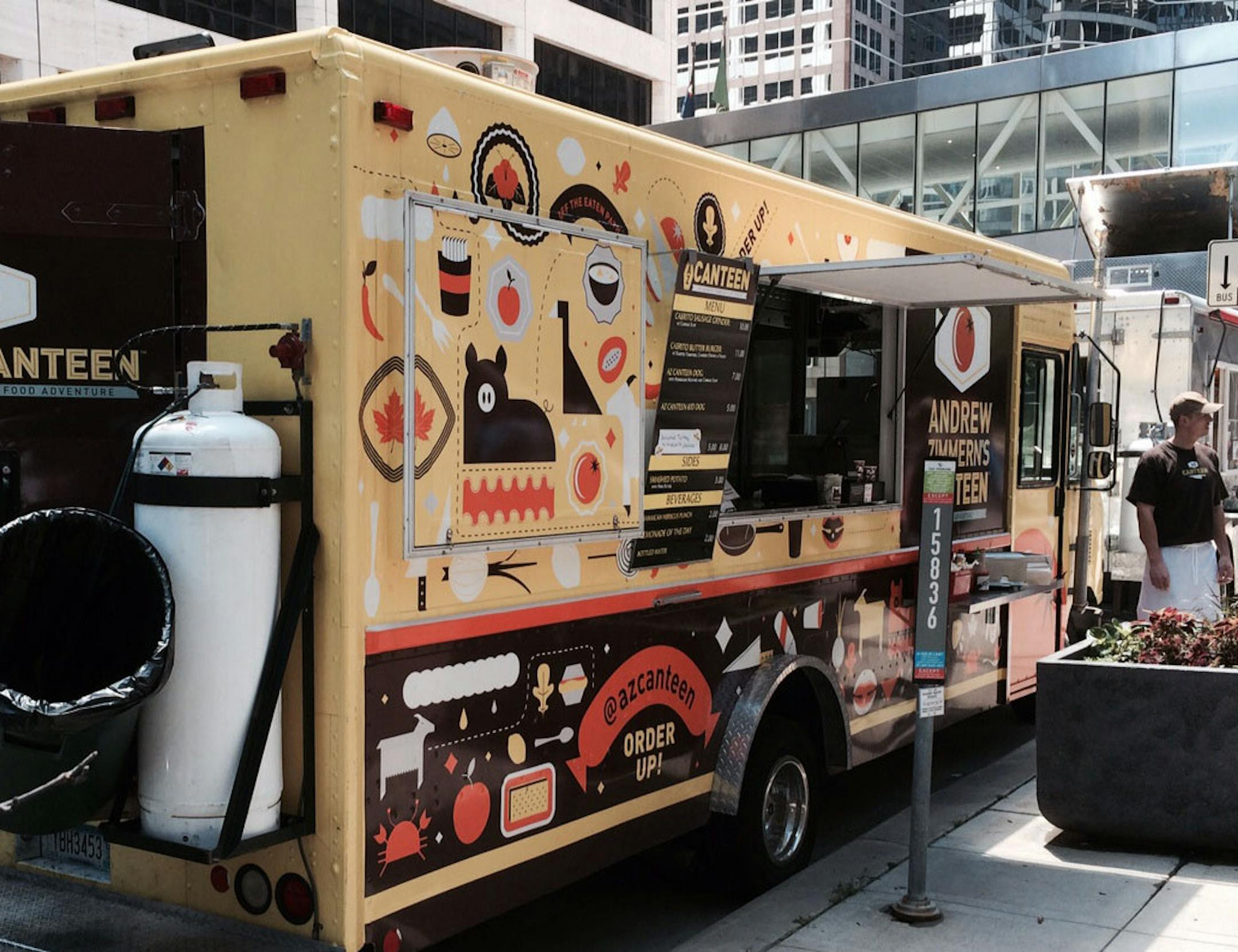 Rick Nelson, Andrew Zimmern truck