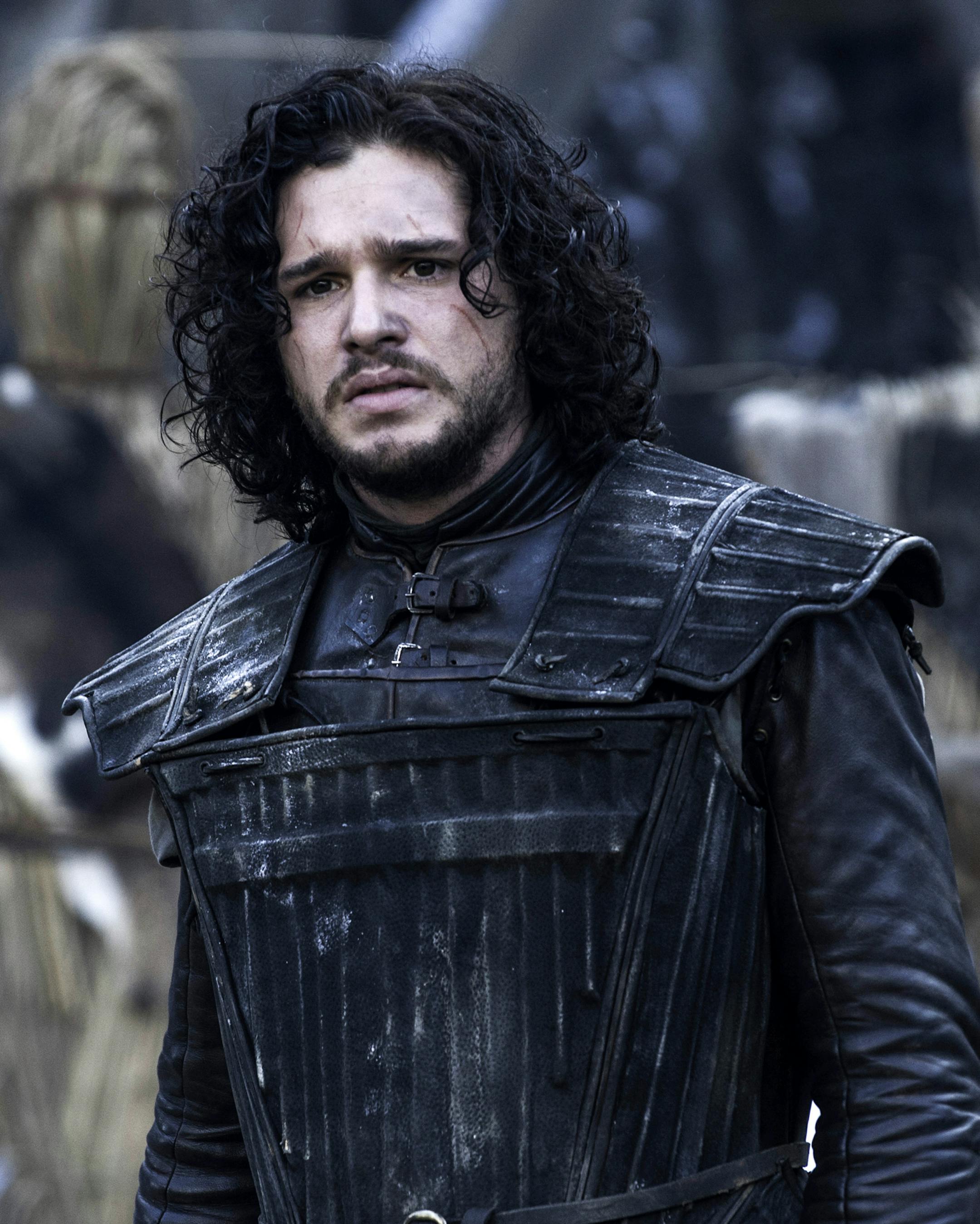 This image released by HBO shows Kit Harington in a scene from "Game of Thrones." The series garnered 19 Emmy Award nominations on Thursday, July 10, 2014, including one for best drama series. (AP Photo/HBO, Helen Sloan)