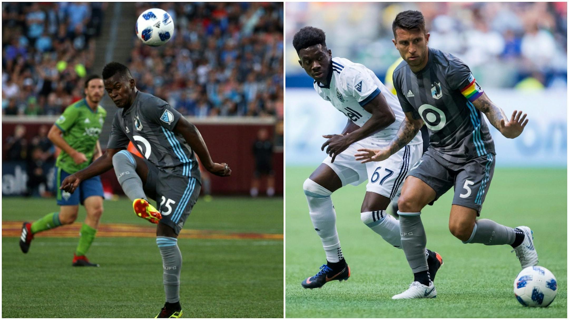 Darwin Quintero (left) and Francisco Calvo