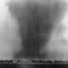 An F4 tornado moves over Moore Lake heading straight for the Fridley Junior High School on May 6, 1965.