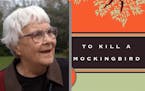Harper Lee, author of the classic "To Kill A Mockingbird," on the campus of the University of Alabama in Tuscaloosa, Jan. 27, 2006. Lee will publish h
