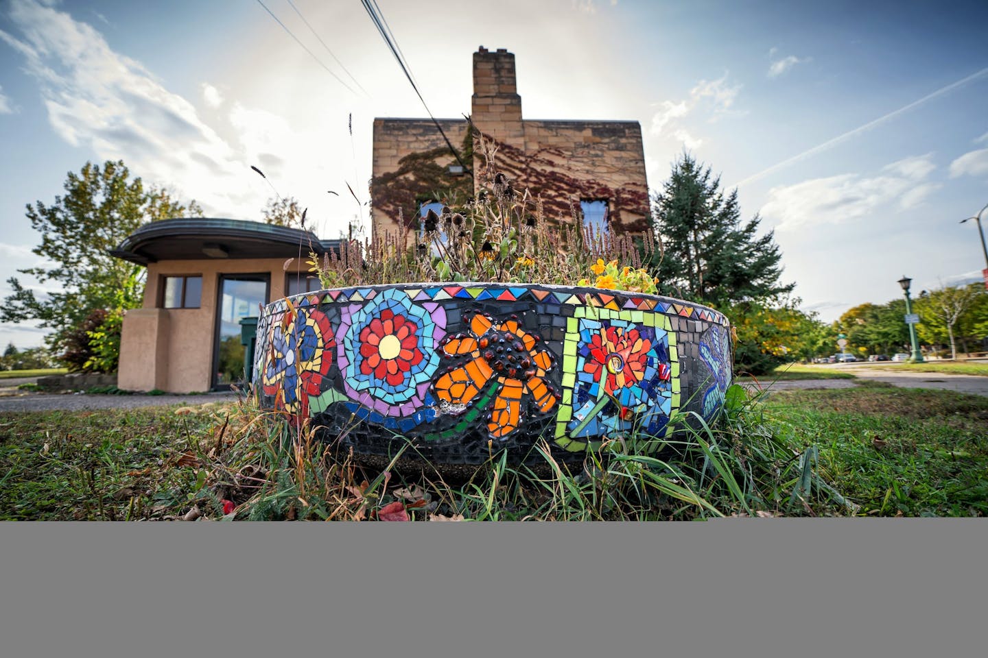 Mosaic on a Stick at the corner of Snelling and Lafond avenues in St. Paul is one of nearly 70 businesses that received grants through the Neighbors United Funding Collaborative this spring and summer.