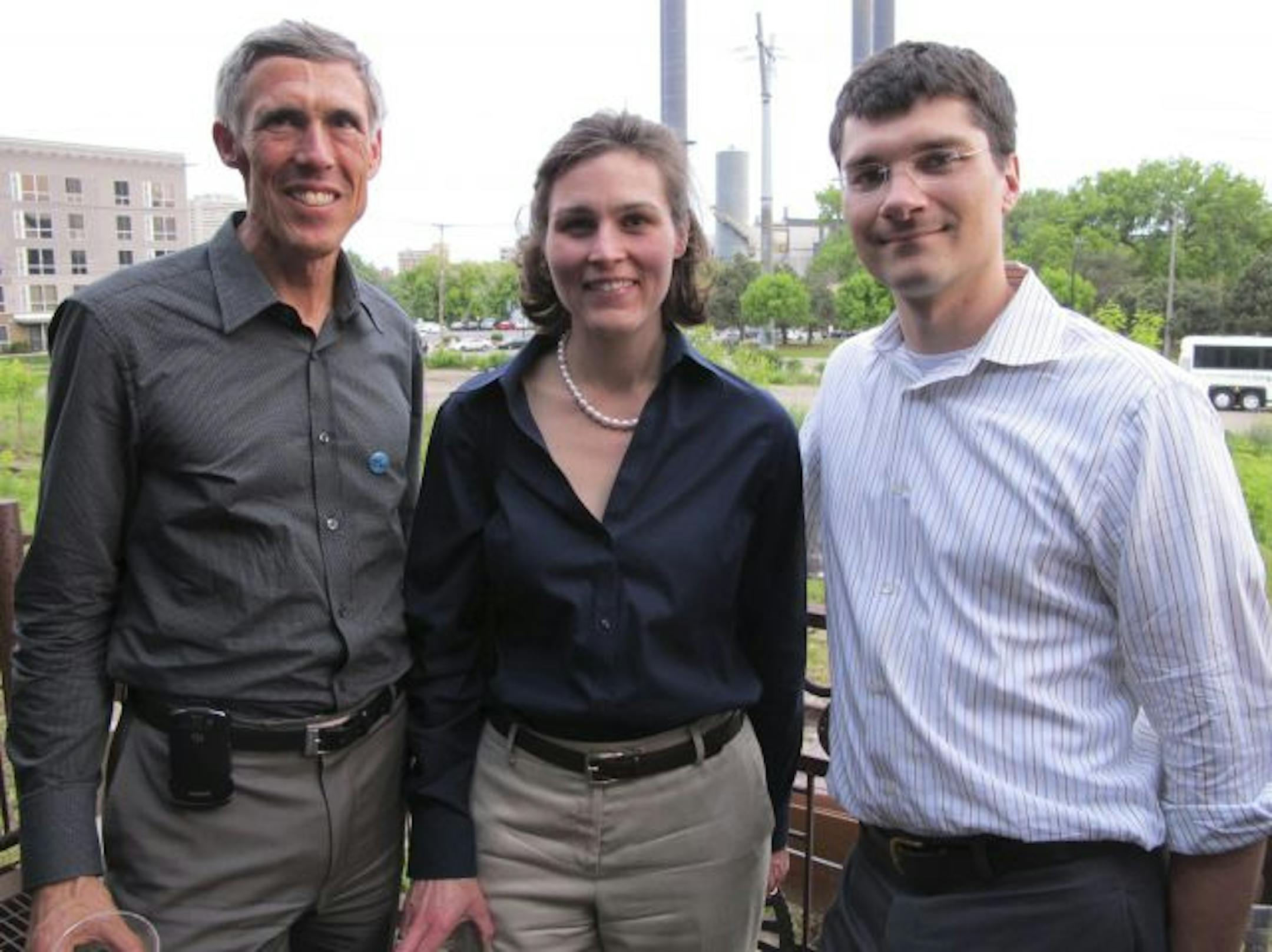 Sara Glassman, sglassman@startribune.com Preservation Alliance of Minnesota's (Anti) Wrecking Ball at the Soap Factory in Minneapolis. Dan Murphy, Meghan Elliott and Greg Donofrio