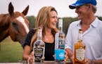 Drake’s Organic Spirits founders Mark and Kristen Anderson at their farm in Maple Plain.