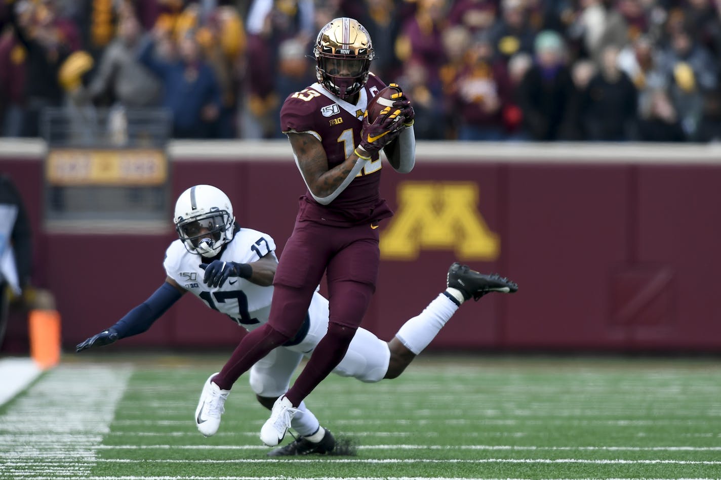 Gophers wide receiver Rashod Bateman.