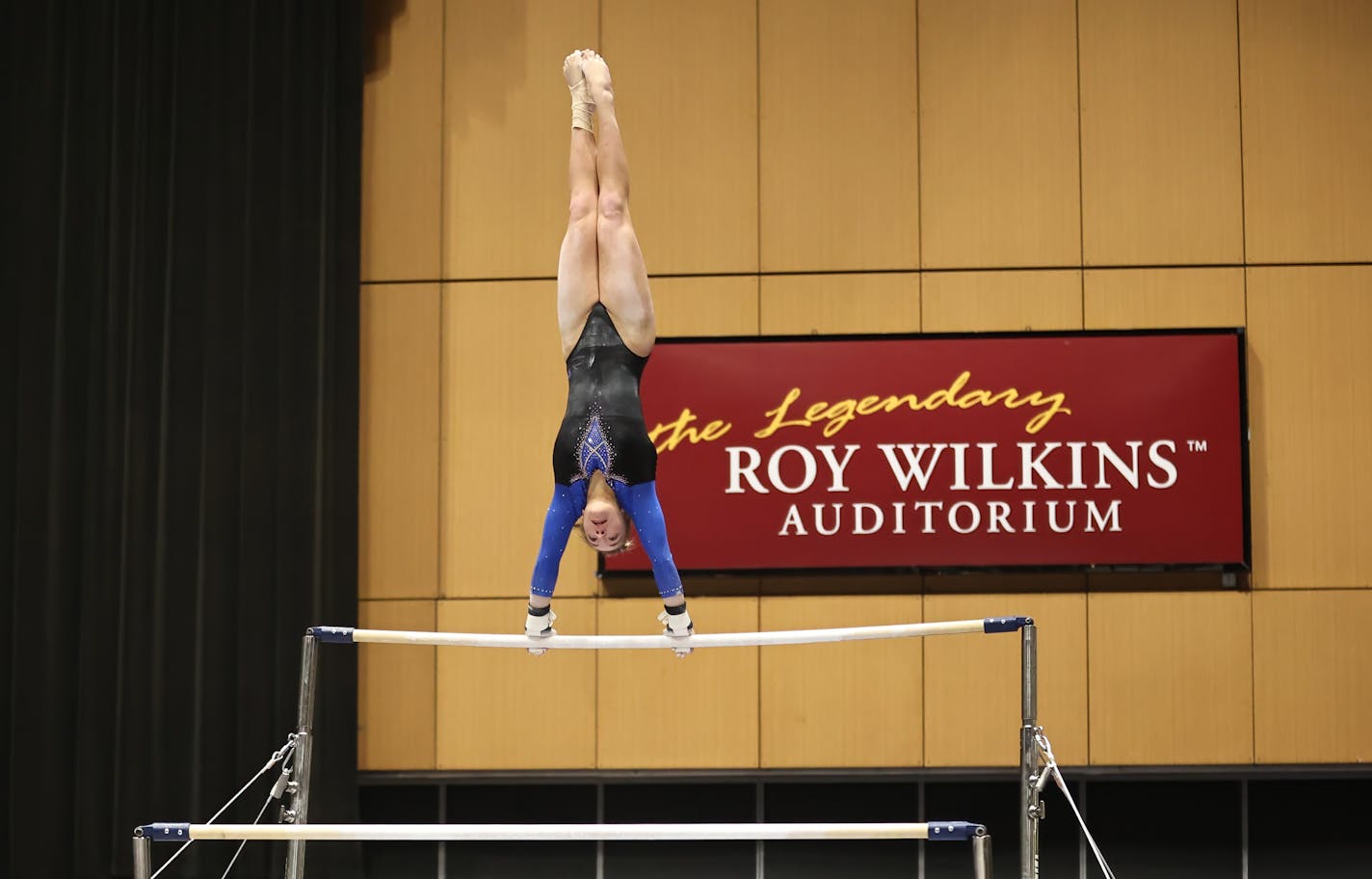 St. Paul, Minnesota - February 24, 2023: MSHSL Gymnastics State Tournament