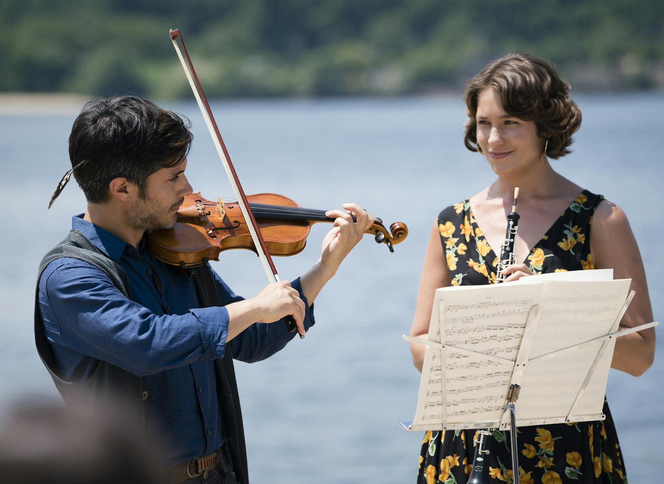 Gael Garcia Bernal and Lola Kirke in season 4 of "Mozart in the Jungle."
Sarah Shatz/Amazon Studios