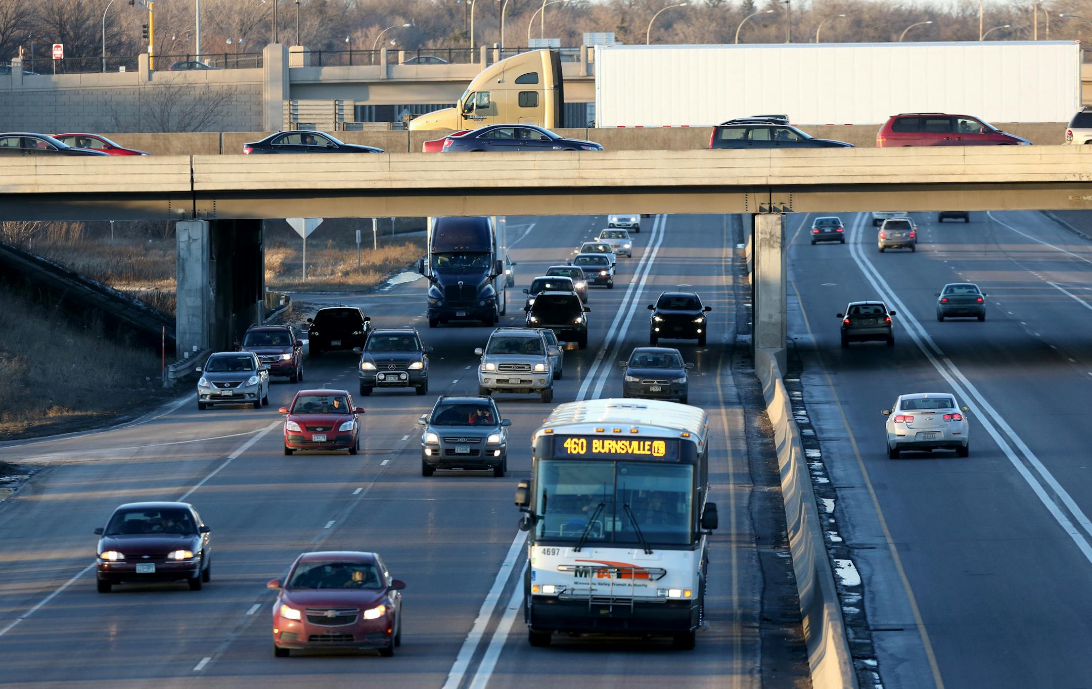 The intersection of I-494 and I-35W.