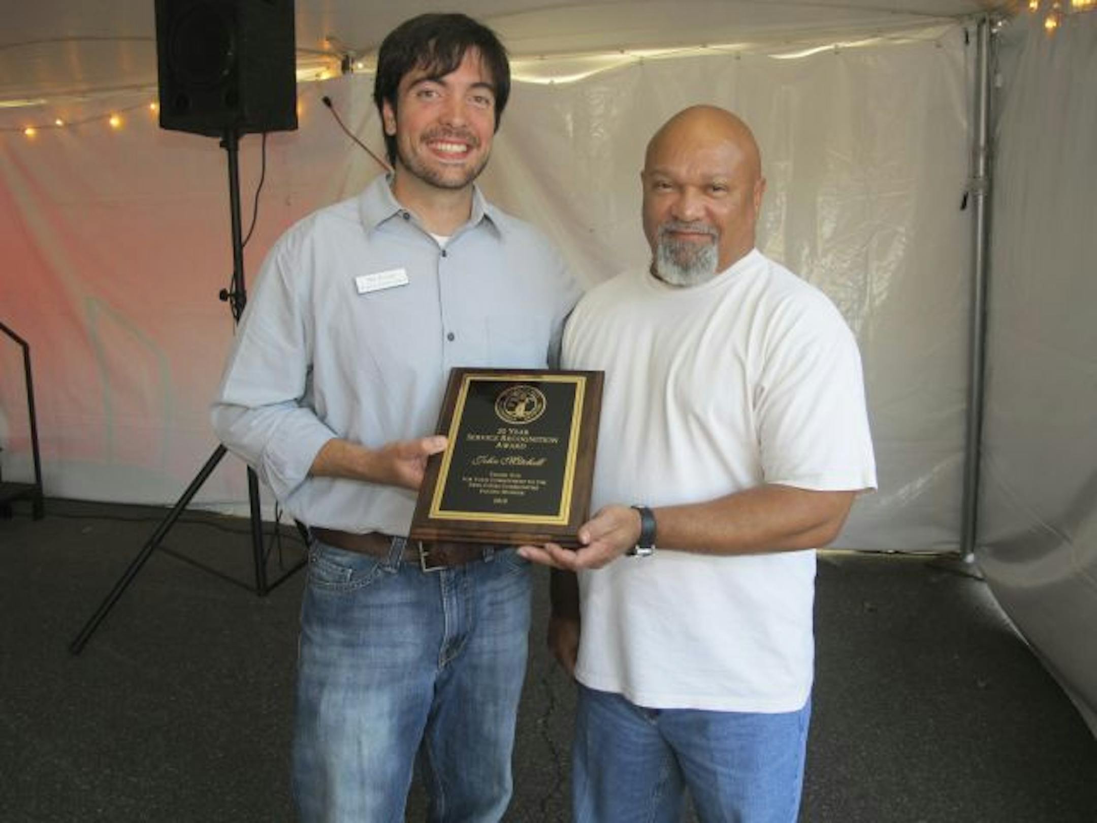 Ted Evans and John Mitchell.