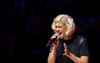 Dessa sang the national anthem at the 2018 WNBA All-Star Game at Target Center in Minneapolis in July.