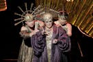 Jill Grove as Klytaemnestra (center) in Minnesota Opera's "Elektra."
