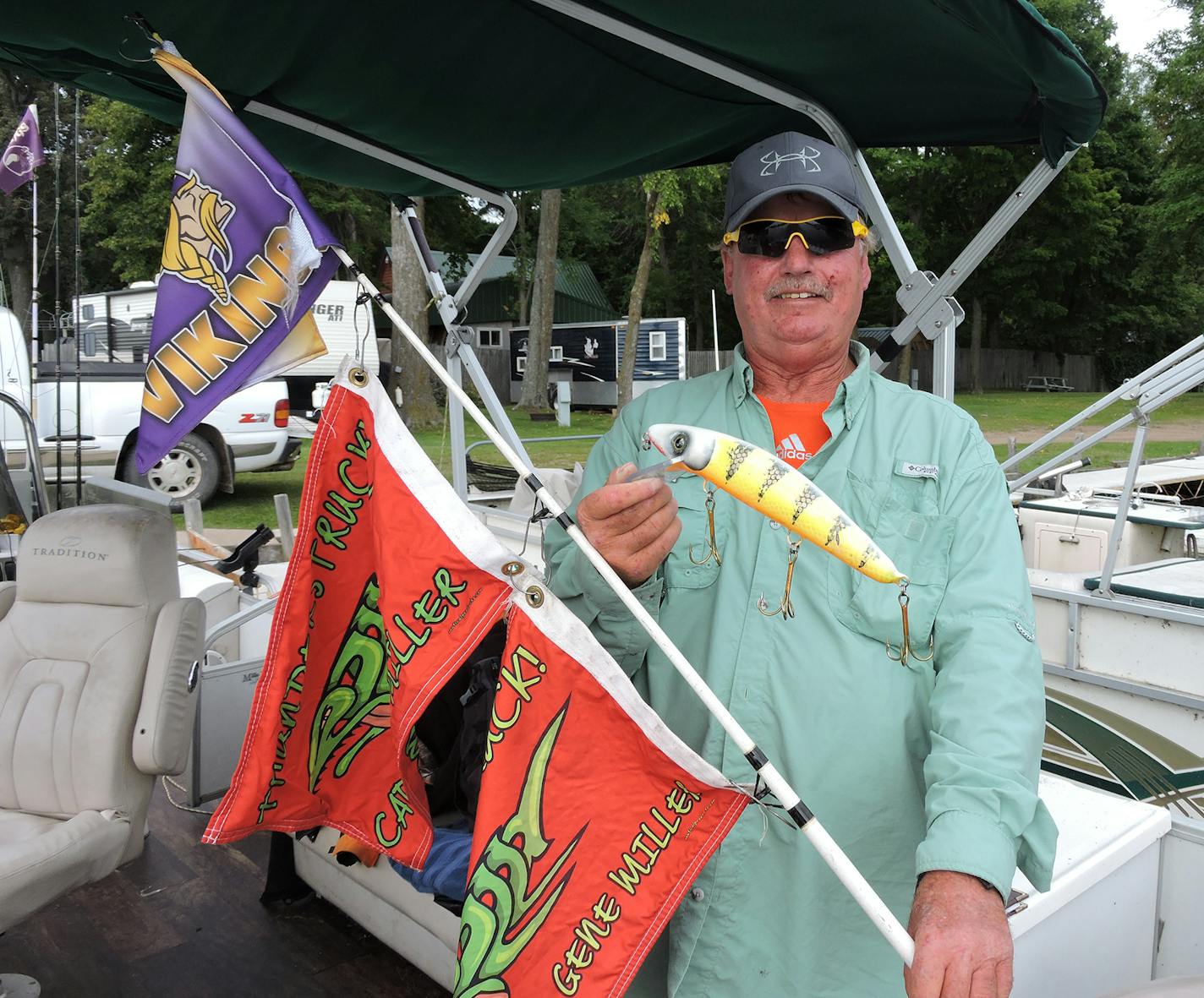 Muskie fishing guide Gene Miller has an unorthodox style, but he gets results.