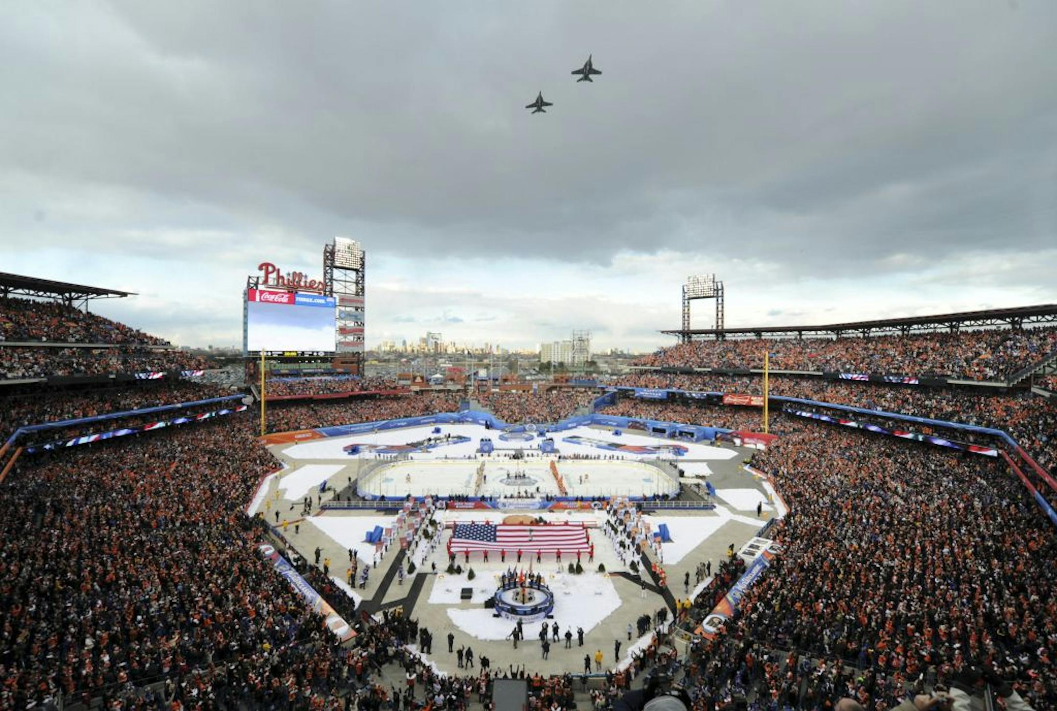 NHL Winter Classic on January 2, 2012 in Philadelphia.