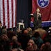 Democratic presidential candidate Sen. Amy Klobuchar, D-Minn., campaigns Friday, Feb. 28, 2020, in Nashville, Tenn.