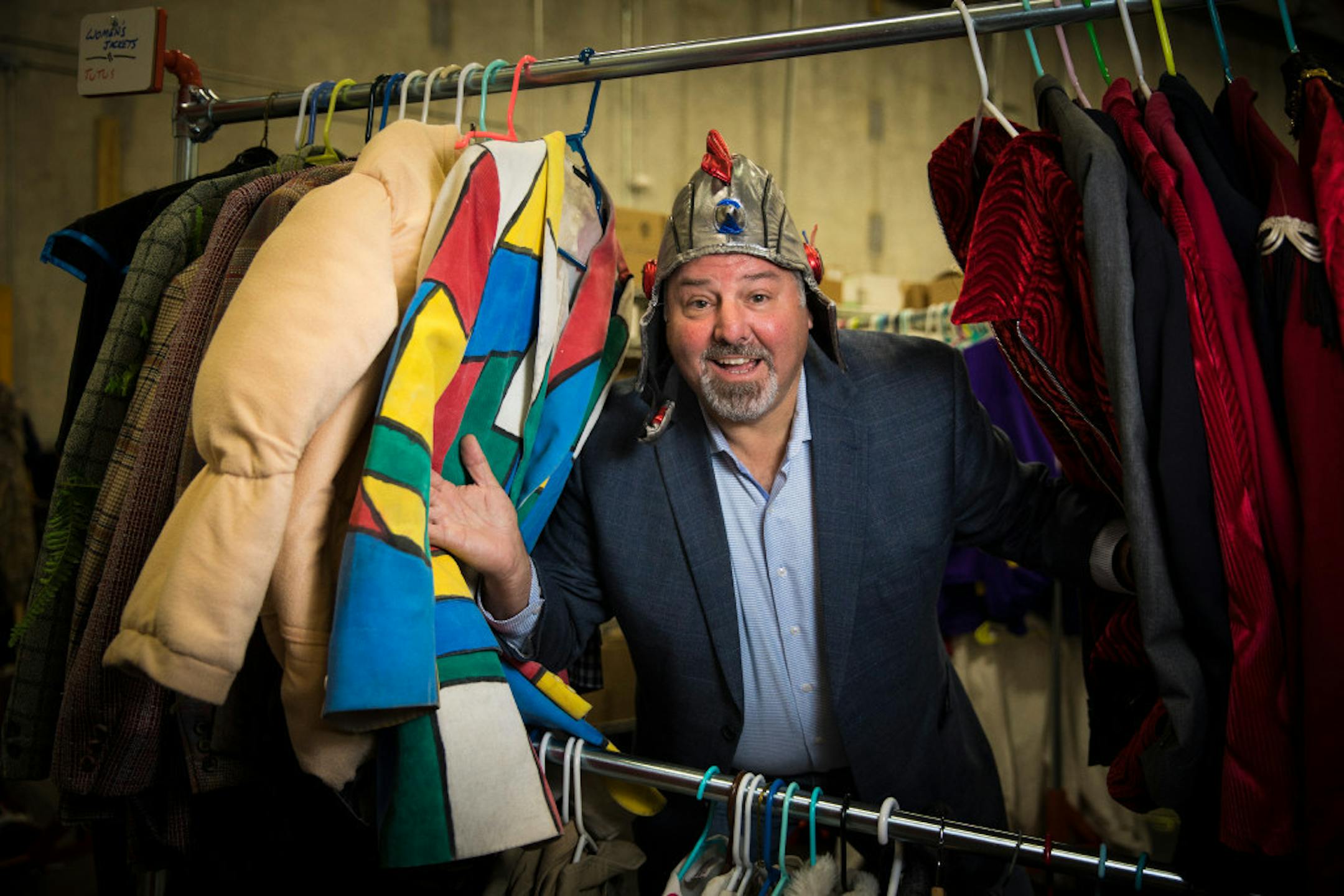 Ward Eames is the president and founder of the National Theatre for Children headquarters on Monday, October 31, 2016, in Golden Valley, Minn. ]