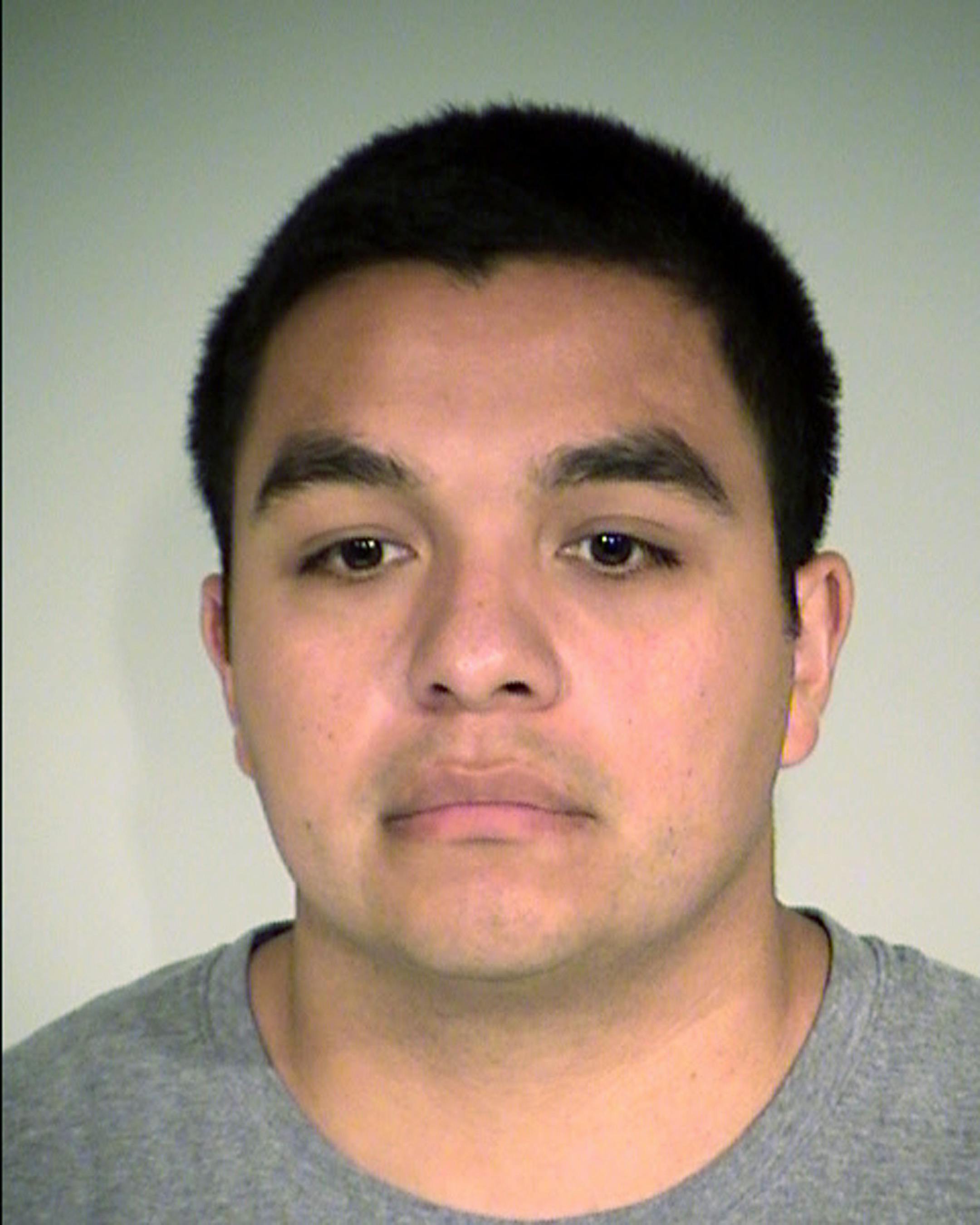 FILE - This Nov. 17, 2016 photo provided by the Ramsey County Sheriff's Office shows Jeronimo Yanez. Attorneys for St. Anthony police officer Yanez argued in court Tuesday, April 4, 2017, that the officer cannot get a fair trial in Ramsey County, where Philando Castile was shot, because of pretrial publicity. Yanez is charged with second-degree manslaughter and two other felonies in the death of the 32-year-old Castile, who was shot in Falcon Heights in July 2016. (Ramsey County Sheriff's Office