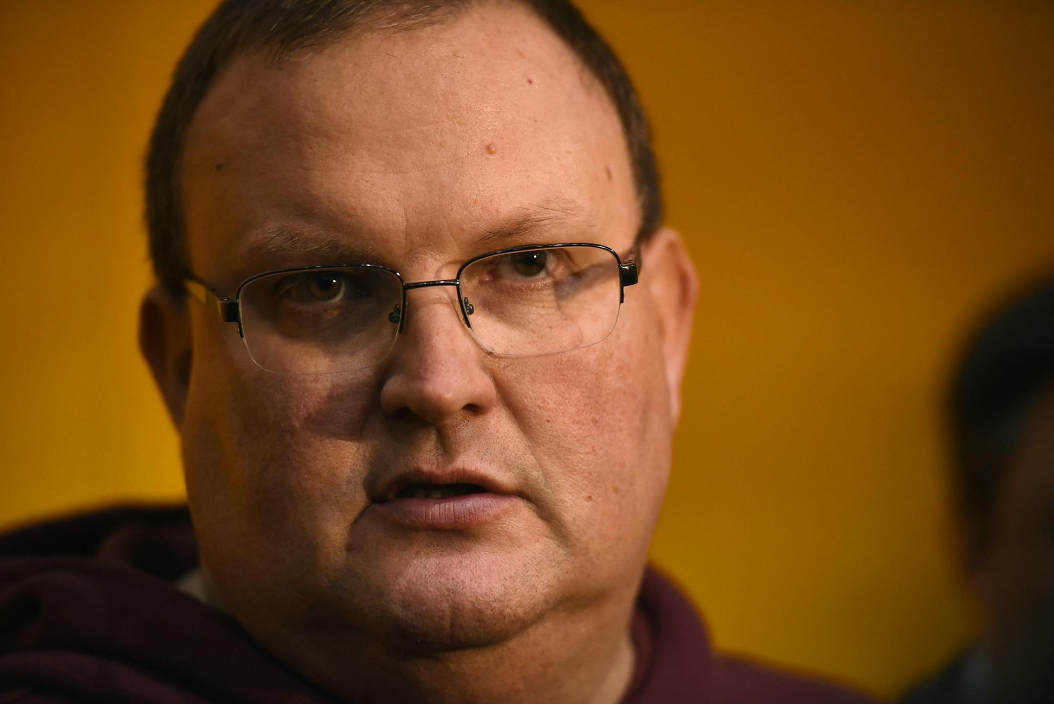 Gophers football head coach Tracy Claeys declined to answer any questions about sexual assault allegations and suspensions of a number of players, saying instead that he was looking forward to getting on the plane to the team's bowl game. ] Mark Vancleave - mark.vancleave@startribune.com * Gophers football head coach Tracy Claeys spoke to reporters after Wednesday evening practice at the University of Minnesota on Dec. 21, 2016.