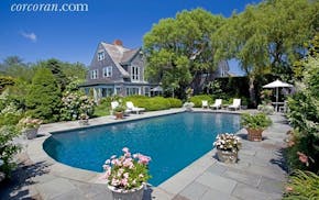 The home featured in the 1975 documentary "Grey Gardens" was renovated after being purchased in 1979.